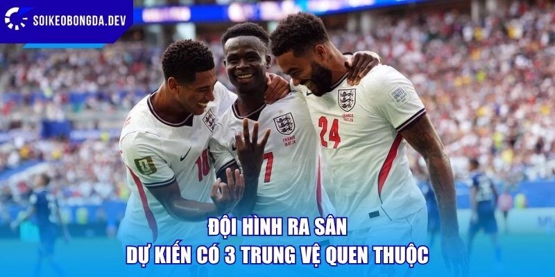 Đội hình ra sân dự kiến có 3 trung vệ quen thuộc